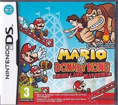 Mario vs. Donkey Kong Mini-Land Mayhem! - Nintendo DS (B Grade) (Genbrug)
